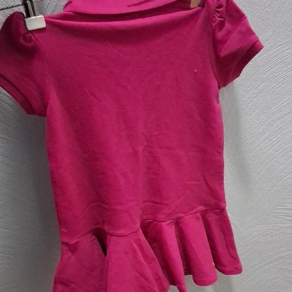 Polo by Ralph Lauren Fuchsia Kids Polo Dress - Picture 6 of 6